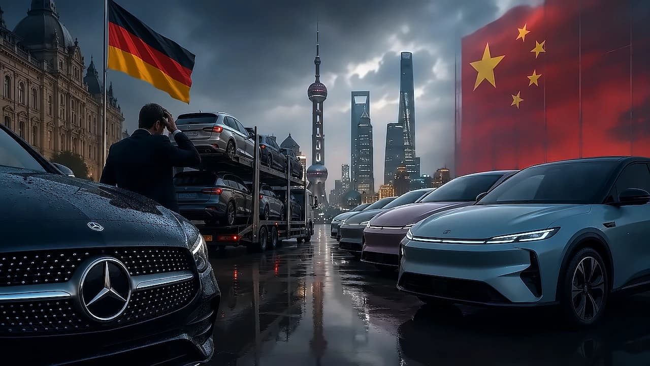 German Carmakers Struggle as Chinese EV Rivals Surge Globally