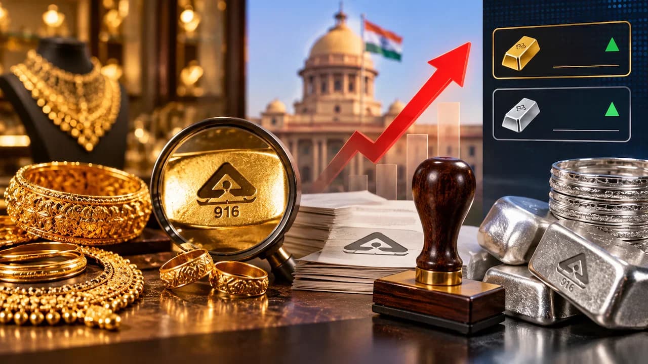 Gold Hallmarking Fee Rises 67% to ₹75/Article from Sept 14