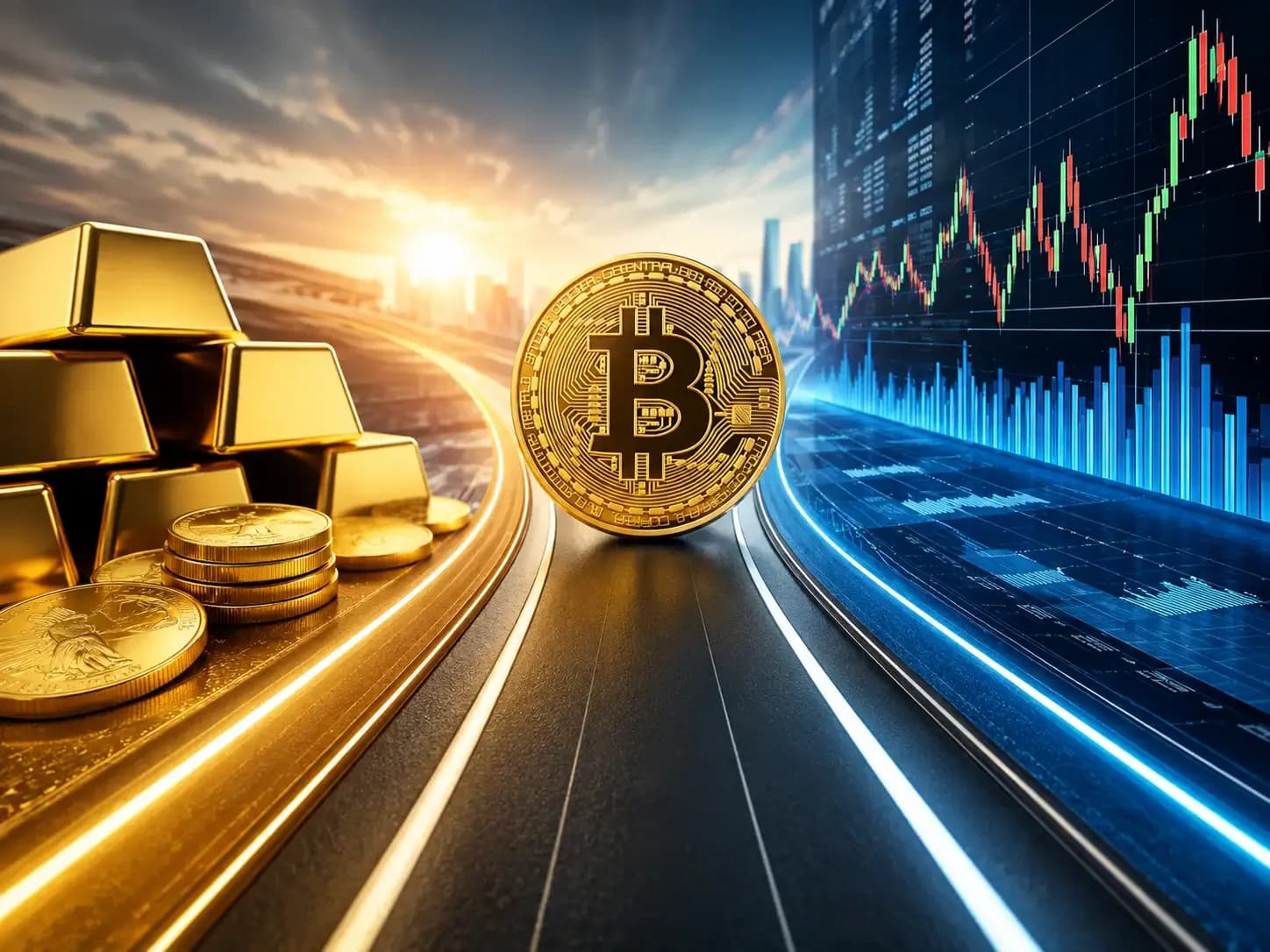 Gold leads 2026 returns with 8% YTD gain, bitcoin up 36% from lows