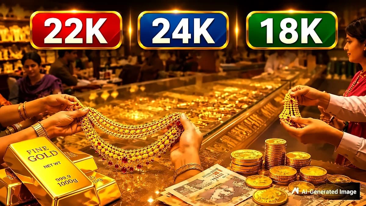 Gold Crashes ₹14,500/100g; Silver Drops Below ₹2.22 Lakh After US-Iran Strikes