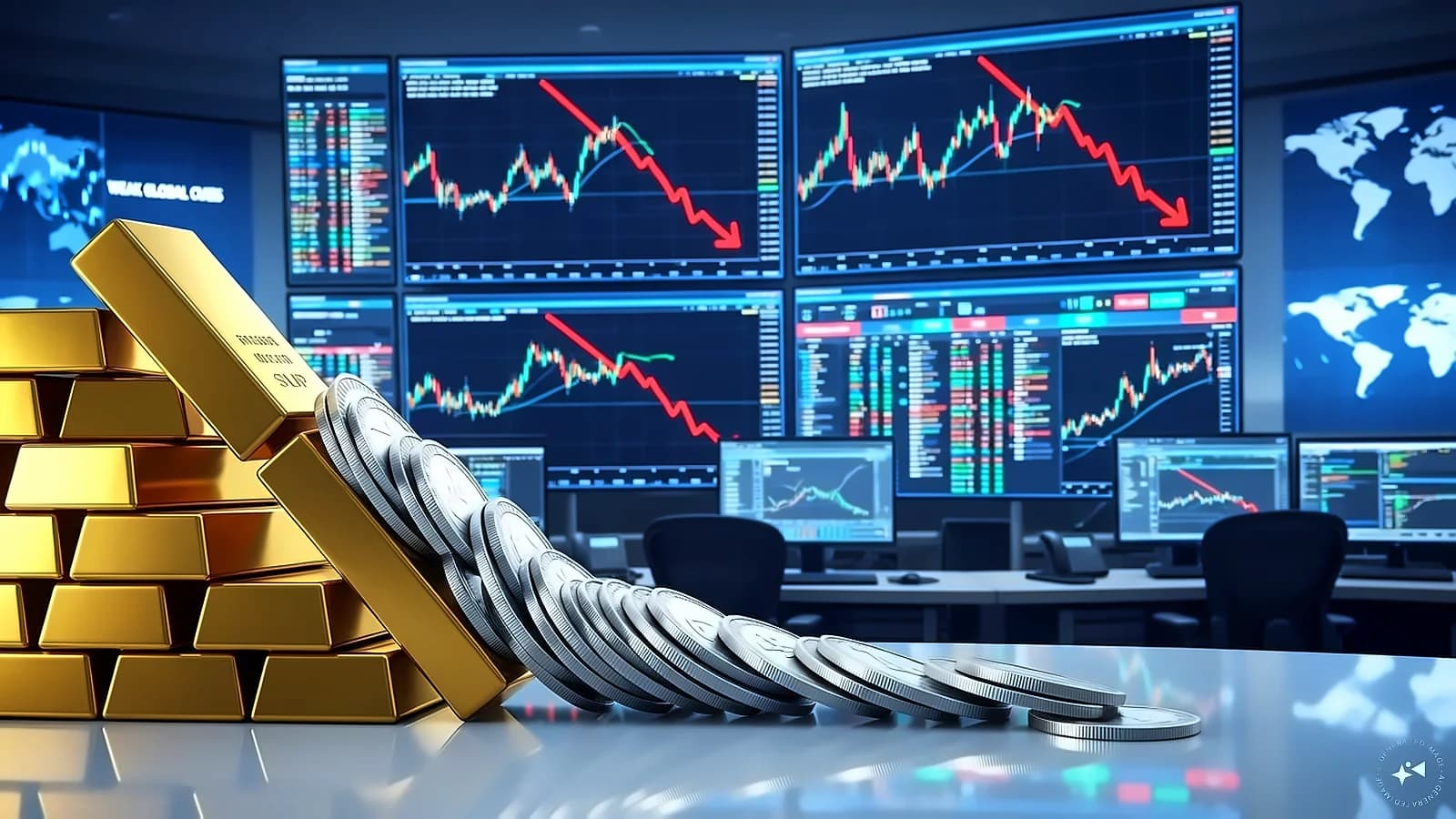 Gold, silver range-bound as Hormuz tensions persist, crude surges