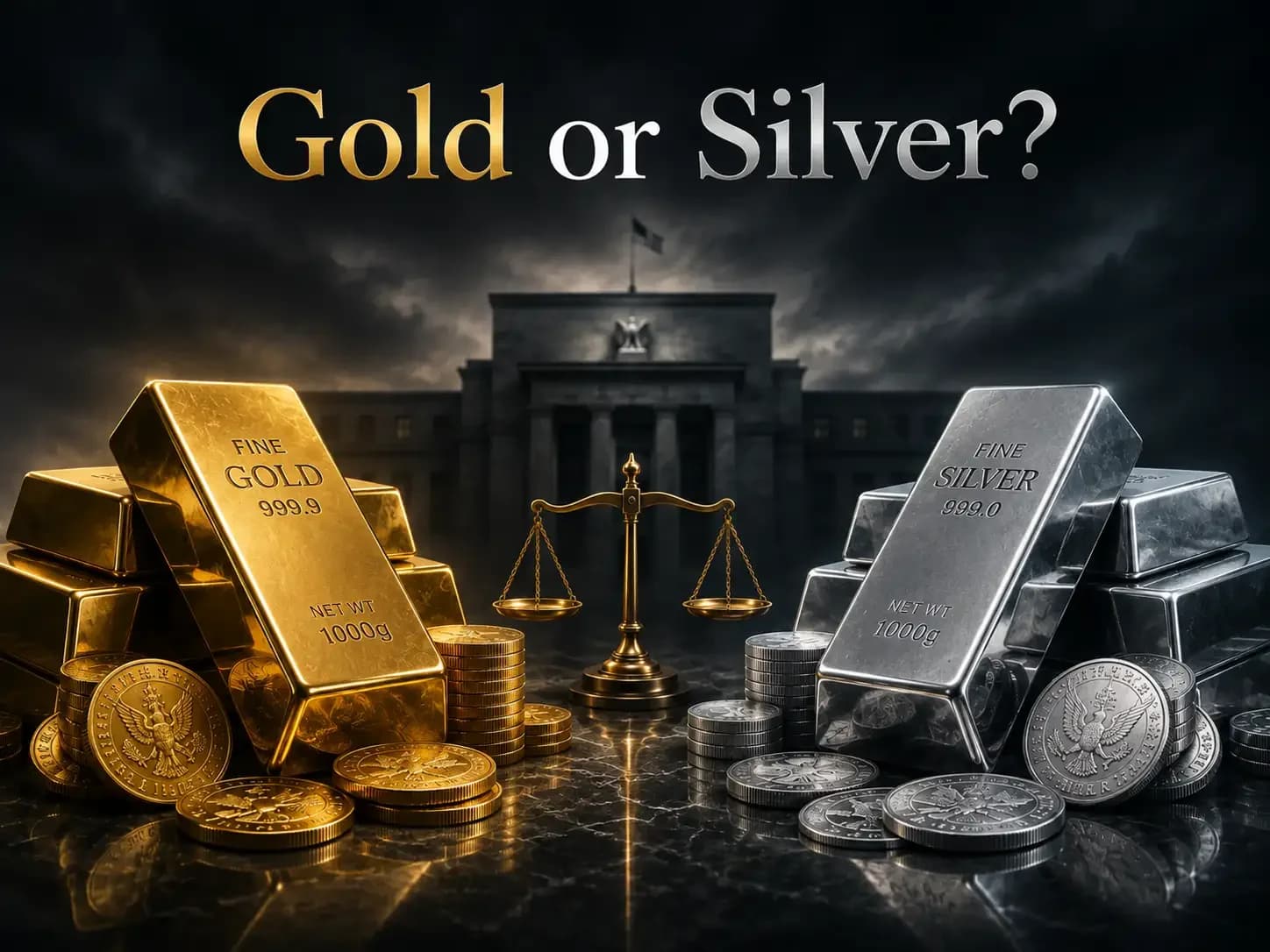 Gold Dips to $4,446.50 Amid Fed Rate Hike Fears, Silver Gains