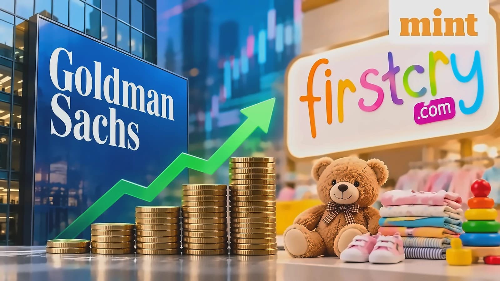 FirstCry Shares Surge 8% Despite Monthly Decline; Goldman Sachs Stake
