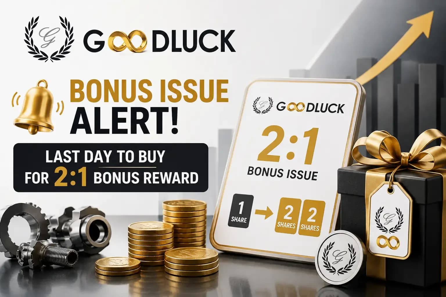 Goodluck India's 2:1 bonus issue: Record date set for Aug 21, 2026