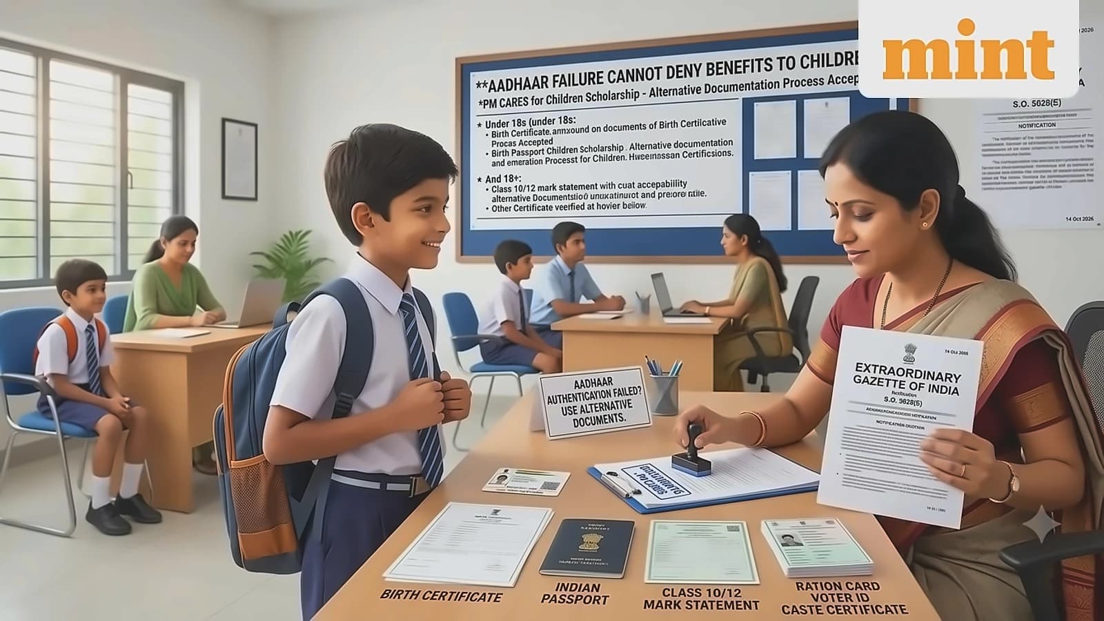 Govt issues PM CARES scholarship rules for children without Aadhaar
