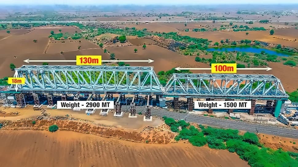 Gujarat completes 130-metre steel bridge for bullet train project