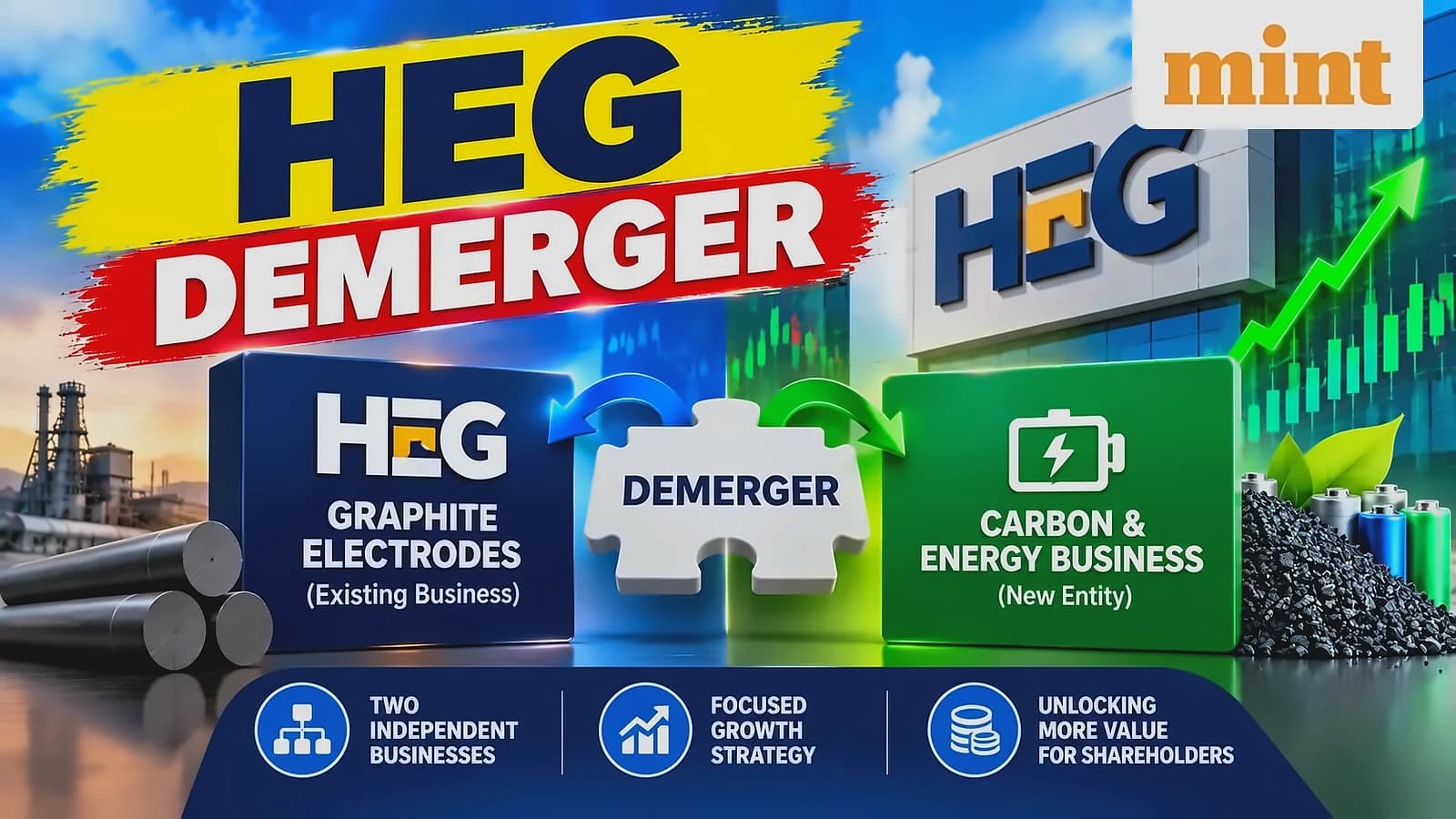 HEG demerger completed: Shares rise 3% on debut, valued at ₹5,300 cr