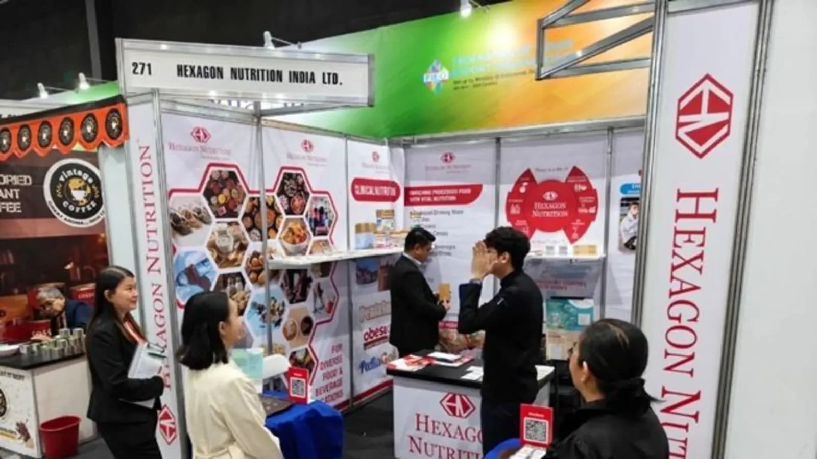 Hexagon Nutrition IPO Debuts at 7% Premium, Hits 5% Upper Circuit