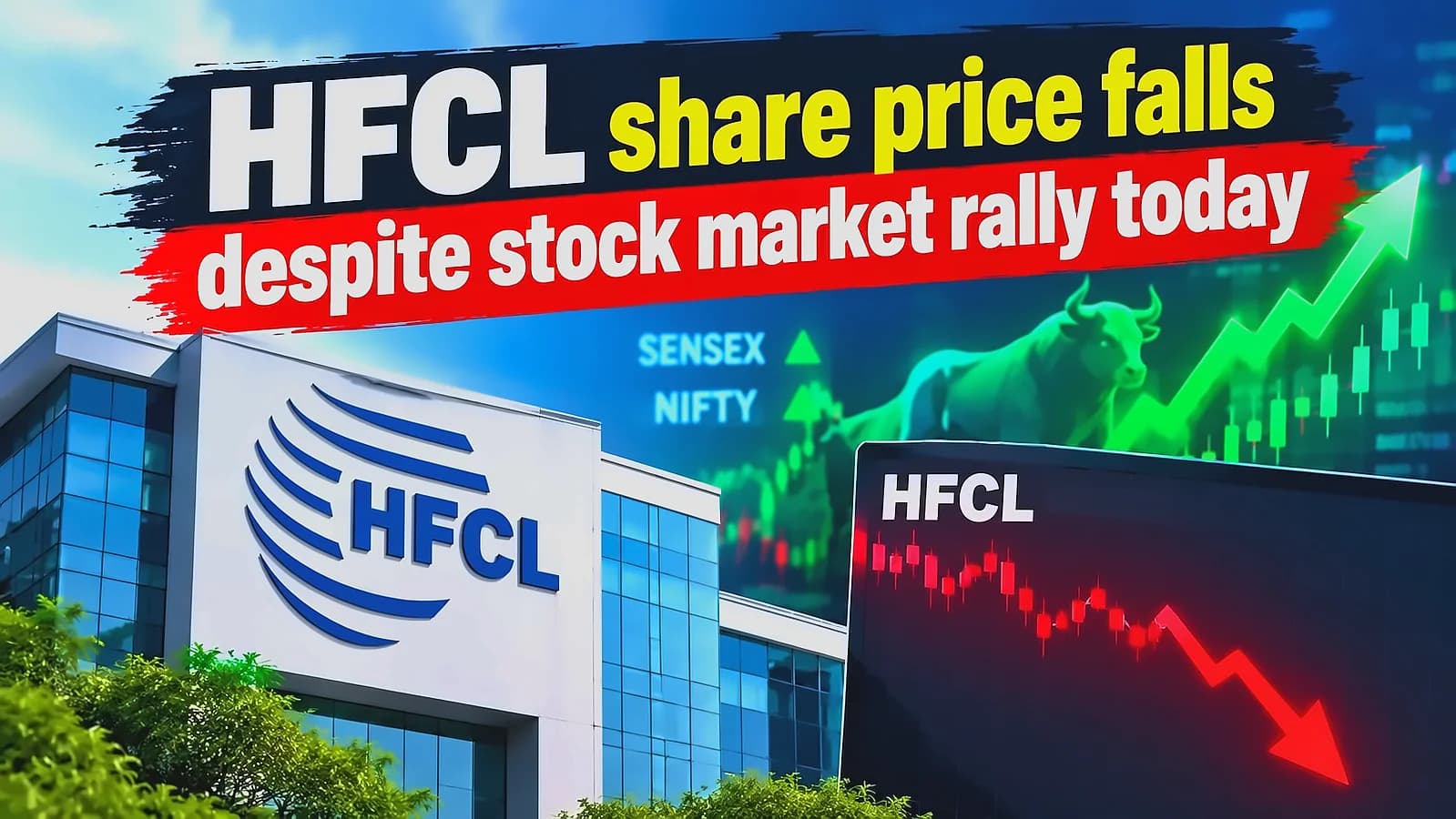 HFCL shares fall 4% despite market rally on profit booking