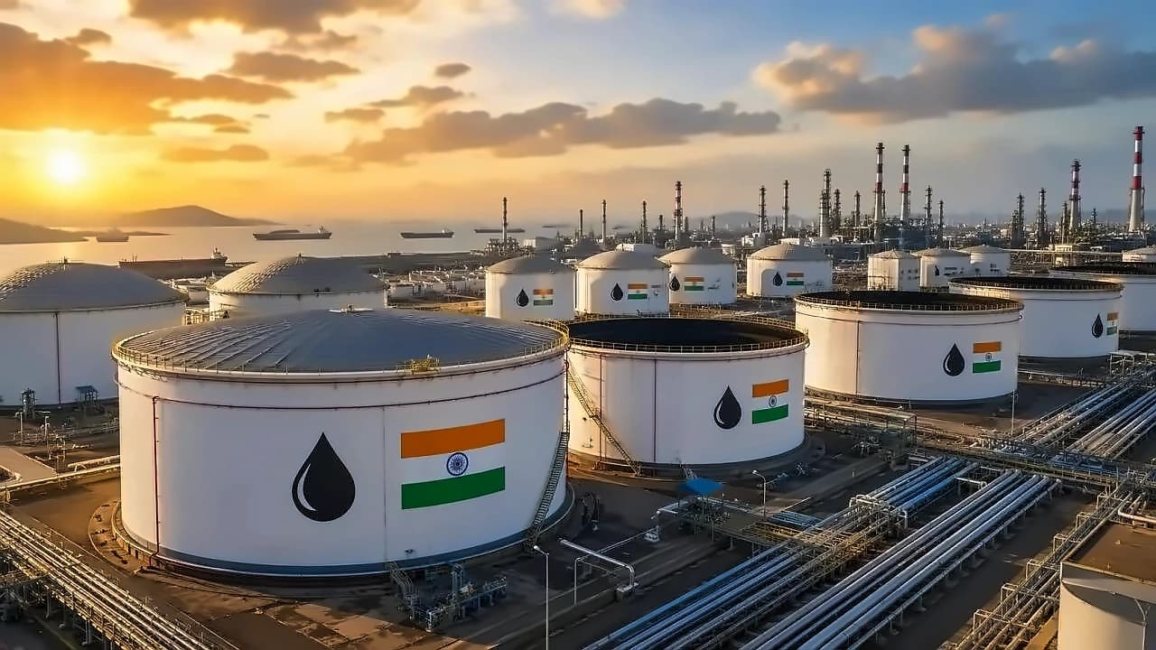India's oil reserves cover only 9-10 days vs China's 210 days