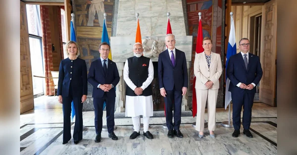 India-Nordic nations elevate ties to Green Tech partnership