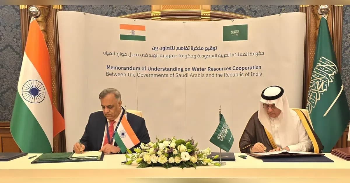 India-Saudi Arabia sign water management pact amid expanded bilateral ties