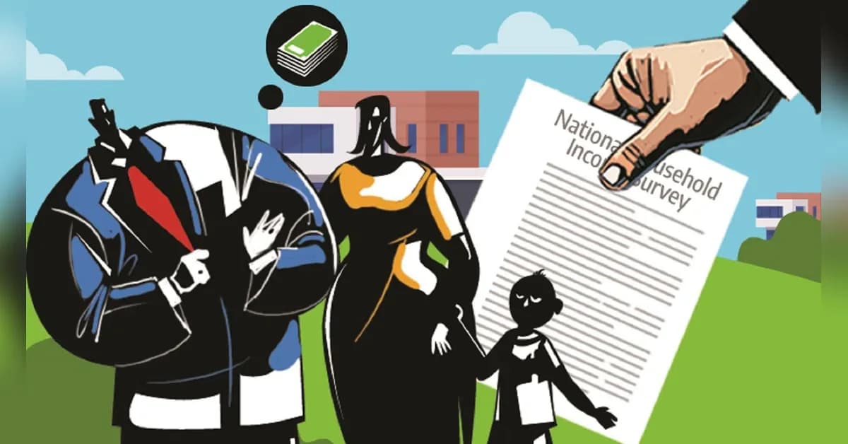 India seeks global income survey lessons amid 95% response sensitivity