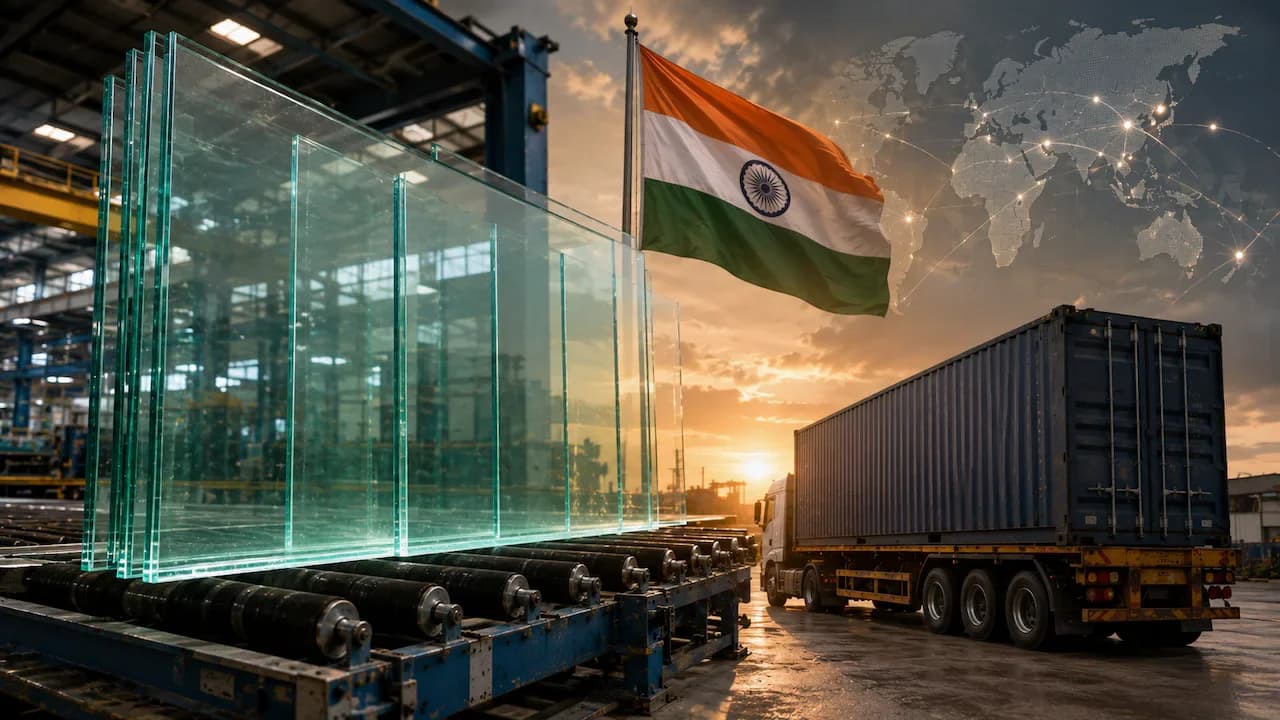 India Sets ₹34,000 Floor Price for Clear Float Glass Imports