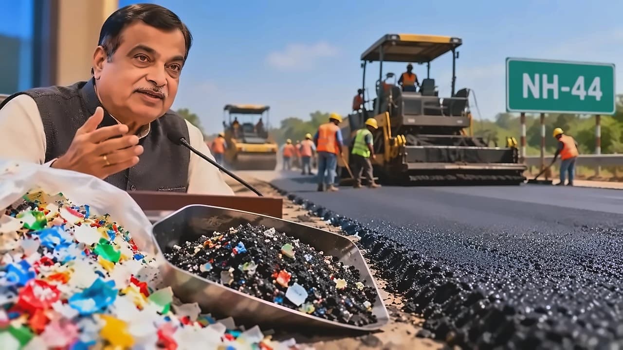 India tests waste plastic in bitumen for national highways
