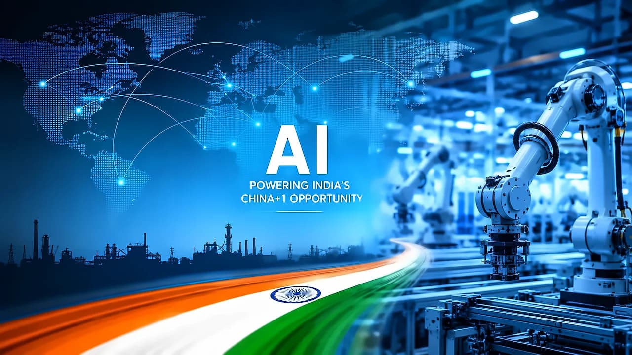 India's China+1 Strategy Gets AI Boost as Global Funds Show Recovery