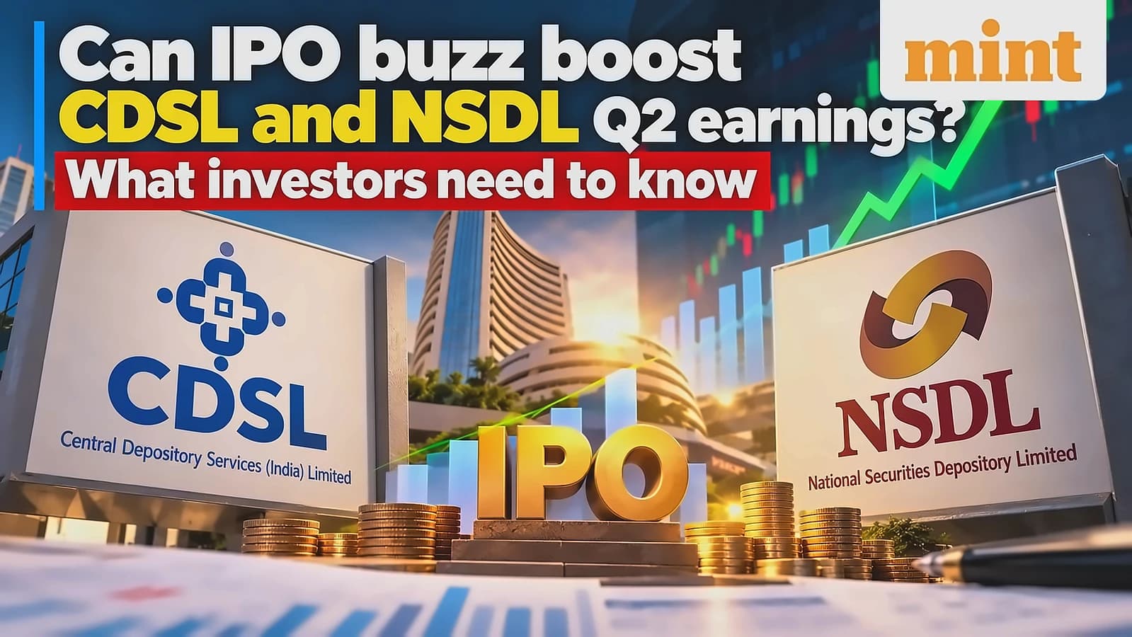 IPO Boom Drives CDSL-NSDL Stock Divergence Despite Volume Decline
