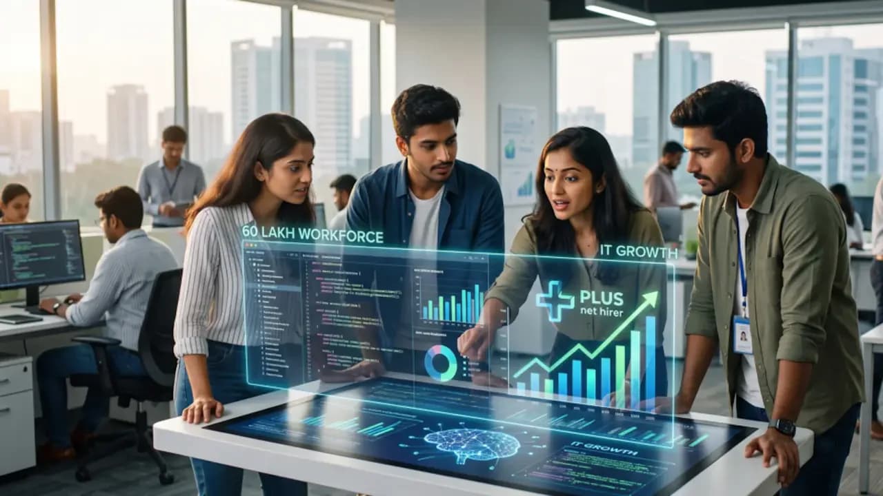 IT Sector Added 1.35 Lakh Jobs in FY26 Despite AI-Driven Hiring Shift