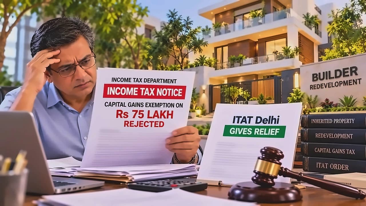 ITAT Delhi rules multiple floors qualify as single house for tax exemption