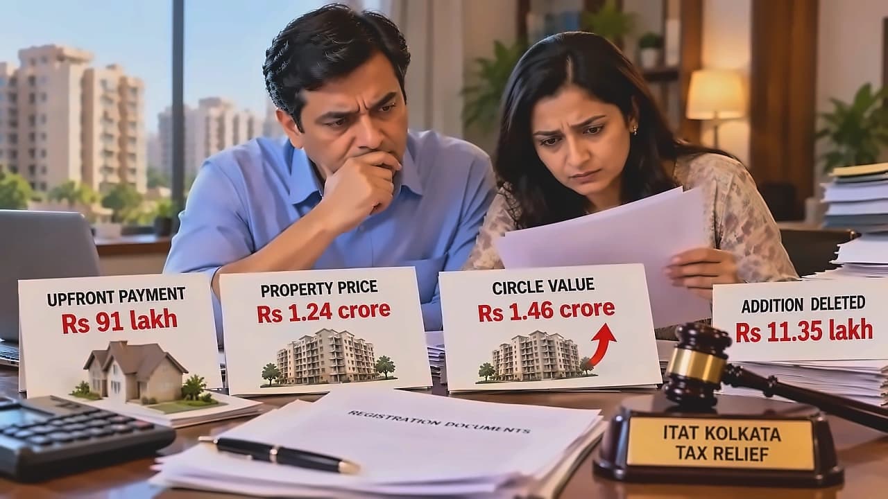 ITAT Kolkata deletes ₹11.35 lakh tax addition in property case
