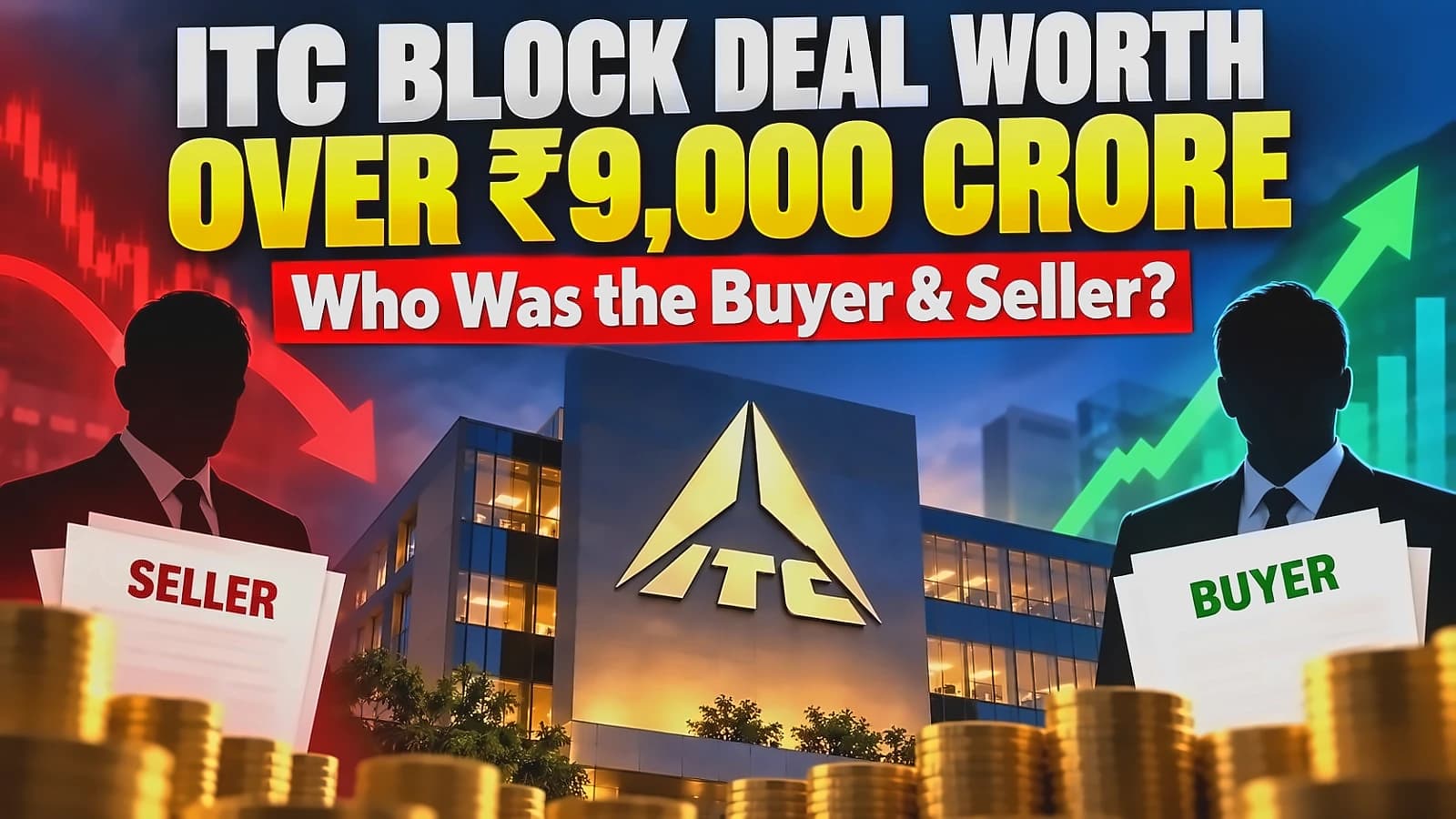 ITC shares tumble 4% after ₹9,400-crore block deal execution