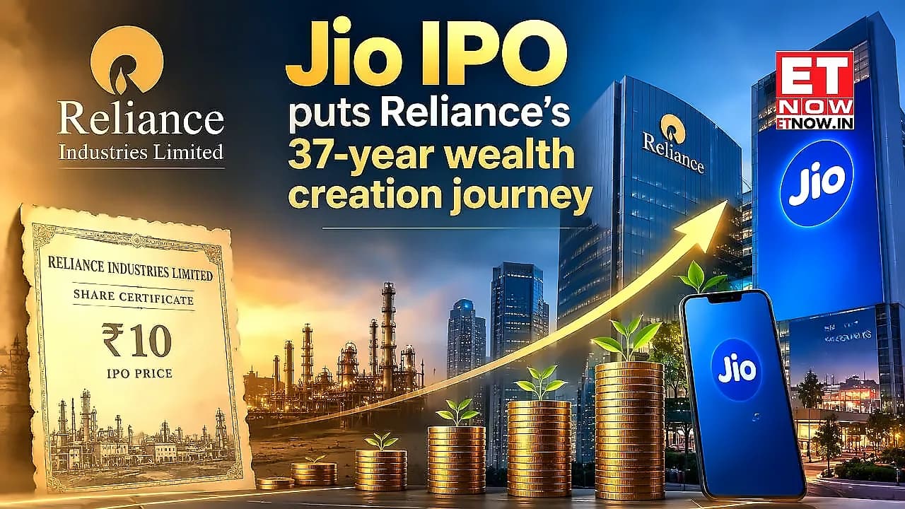 Jio's ₹30,213 cr IPO highlights Reliance's 37-year wealth creation