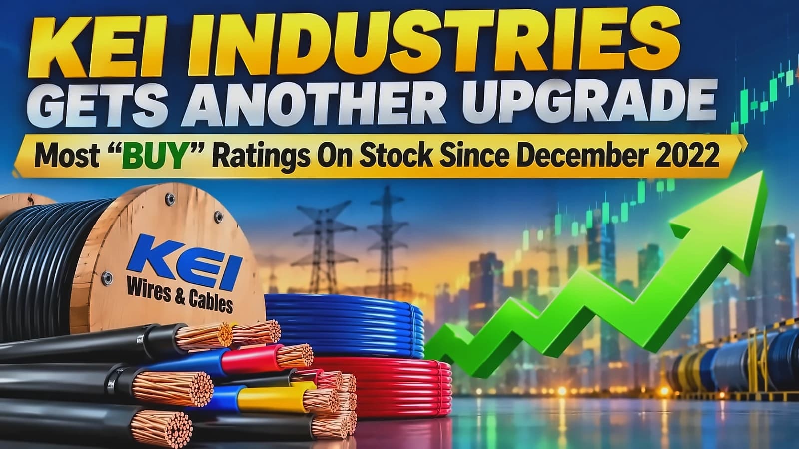 JPMorgan upgrades KEI Industries to 'overweight' on margin shift