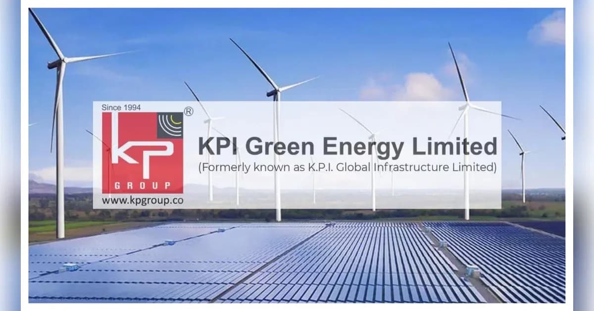 KPI Green Energy surges 5% on 120 MW BESS order from GUVNL