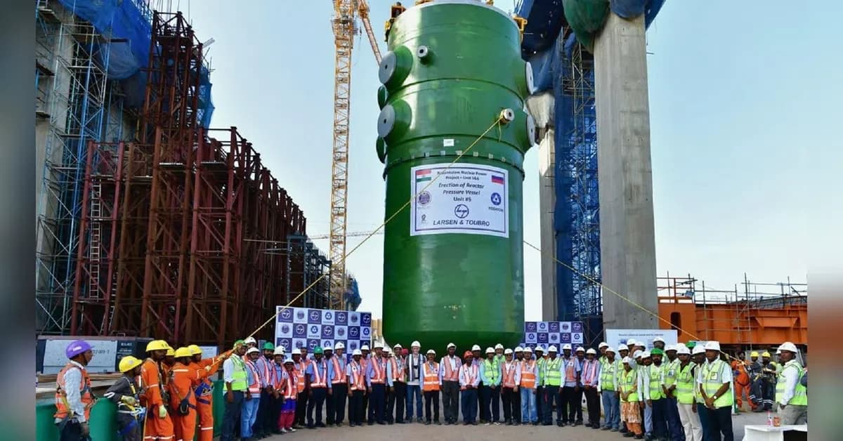 Kudankulam Unit-5 achieves major milestone with RPV installation