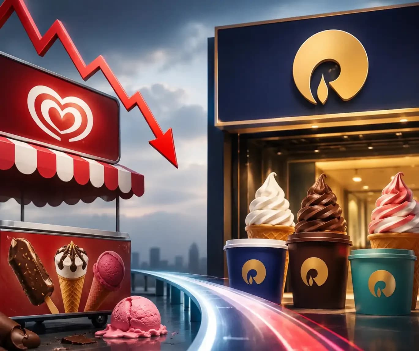 Kwality Walls shares fall 3% on RIL's Bombay Creamery launch