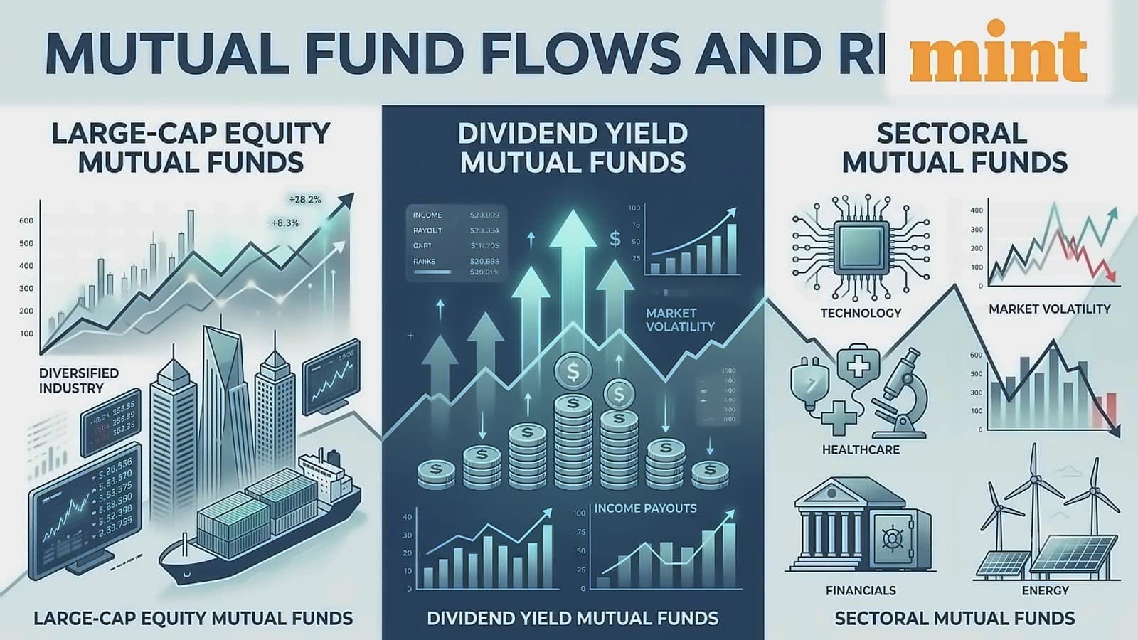 Large-cap, dividend yield funds return to inflows in Sept 2026