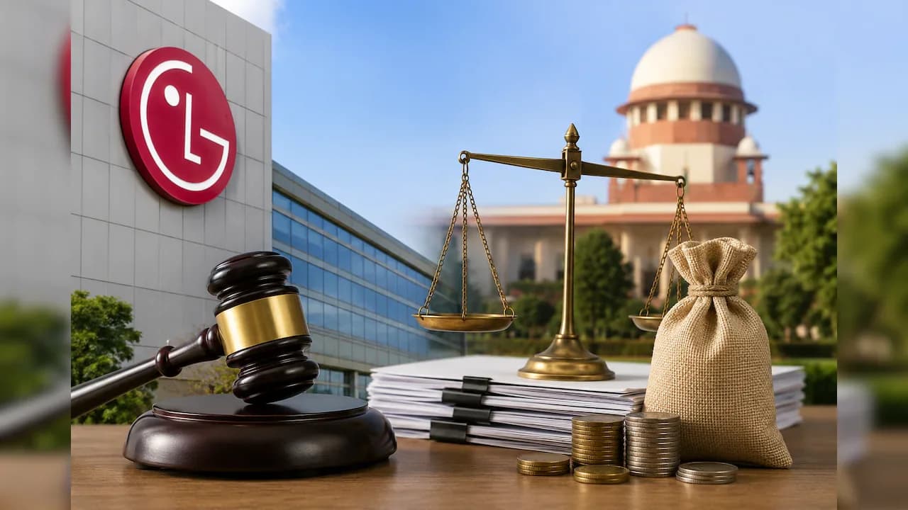 LG Electronics India Gets ₹1,305 Cr Tax Relief; Shares Rise 2.08%