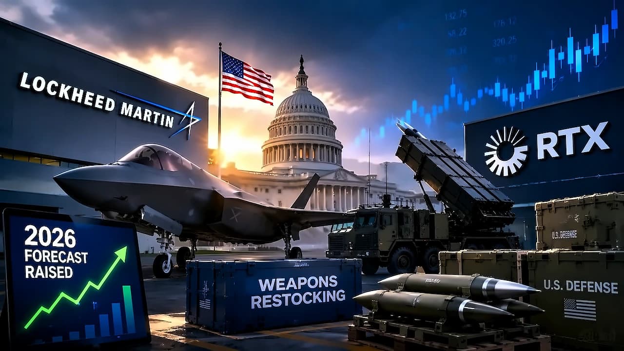 Lockheed Martin, RTX Rally 12% on Pentagon's Hawkish 2026 Plans