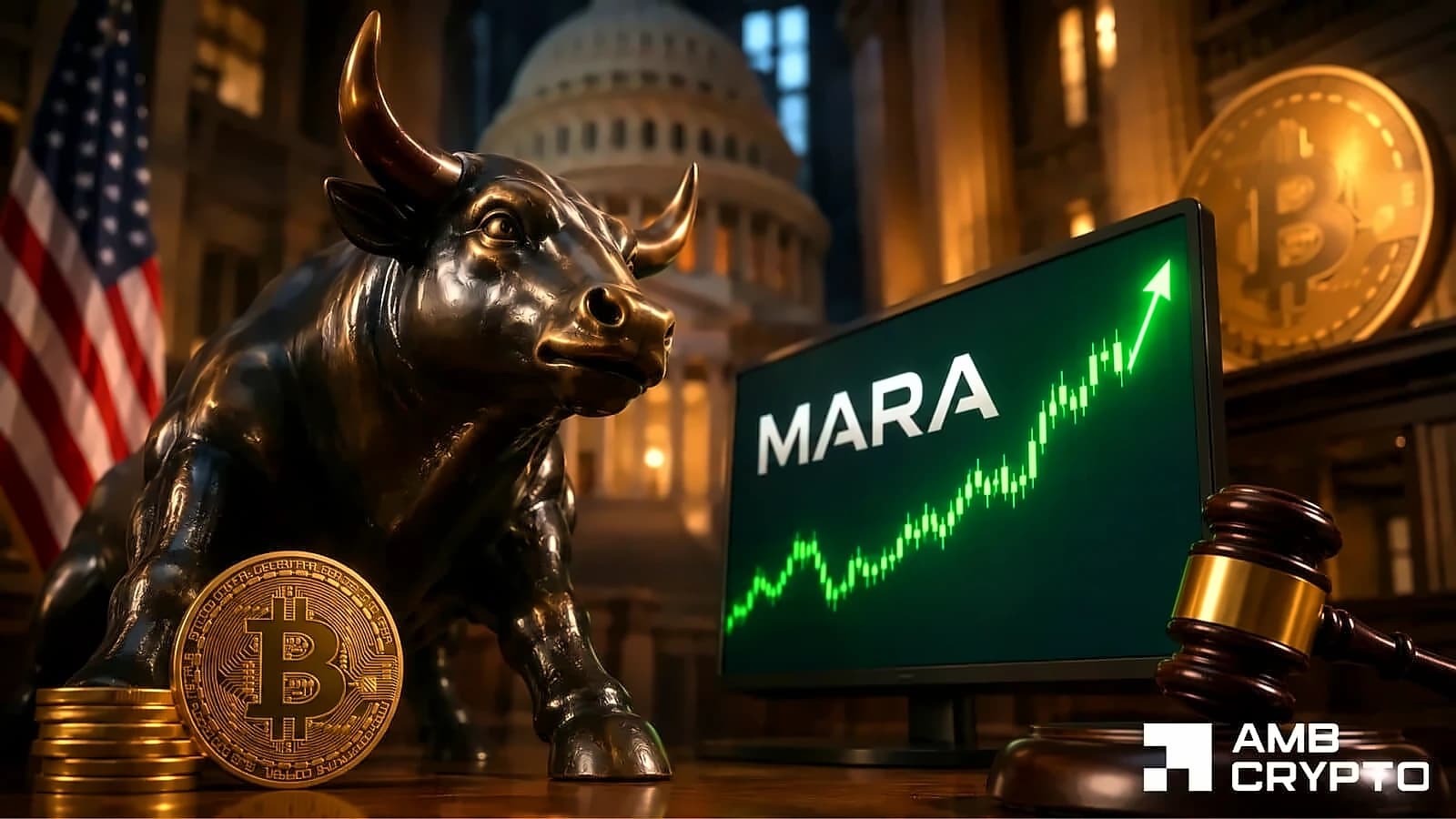 MARA Stock Surges 7% as Bitcoin Breaks $66K Resistance, Mining Rally Continues