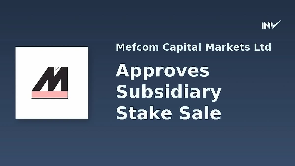 Mefcom Capital Markets Q1 profit jumps 34.73% to ₹6.75 crore