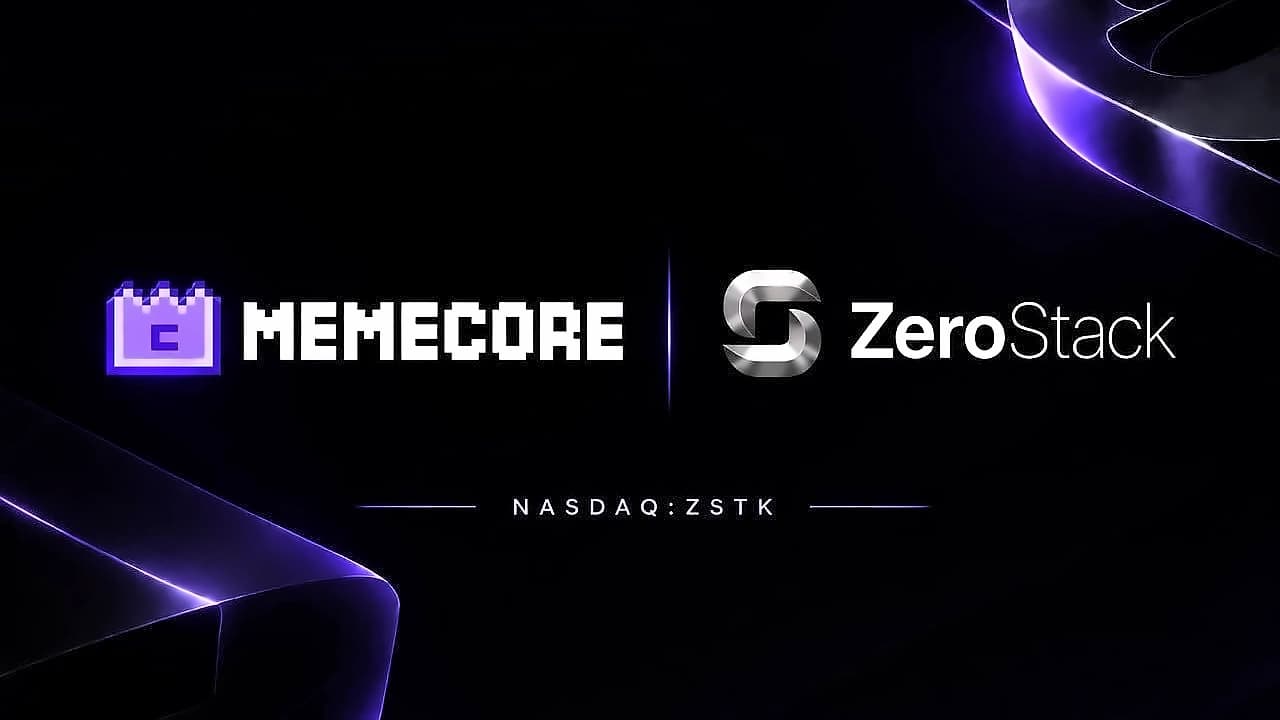 ZeroStack Secures $1B MemeCore Token Deal at 12x Premium