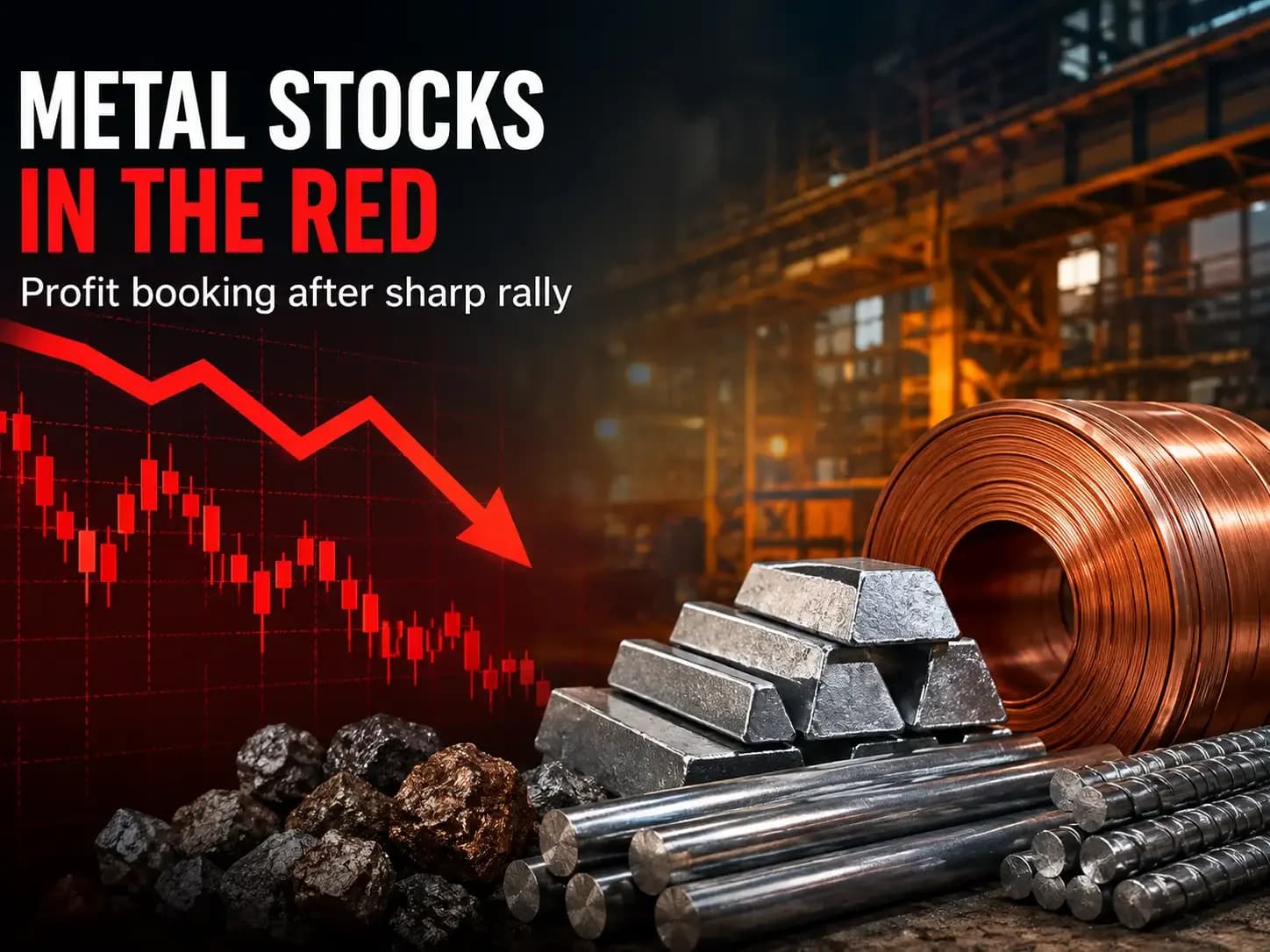 Metal stocks drop 2% after sharp rally; experts see buying opportunities