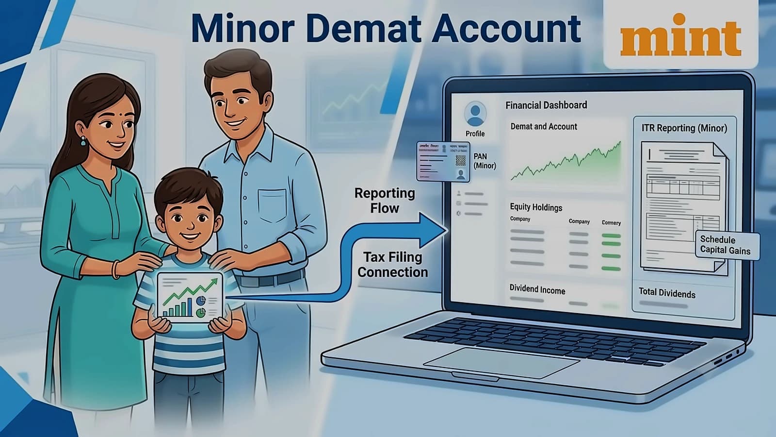 Minor Child Investment Income Tax Rules: ITR Filing Guide