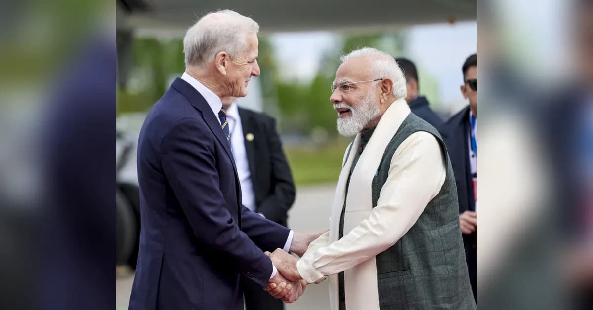 Modi receives Norway's highest civilian award in historic Oslo visit
