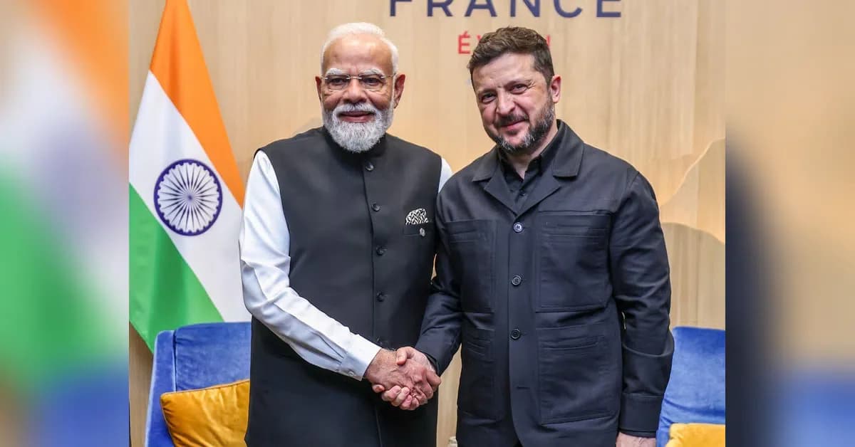 Modi-Zelenskyy discuss trade restoration, bilateral ties at G7