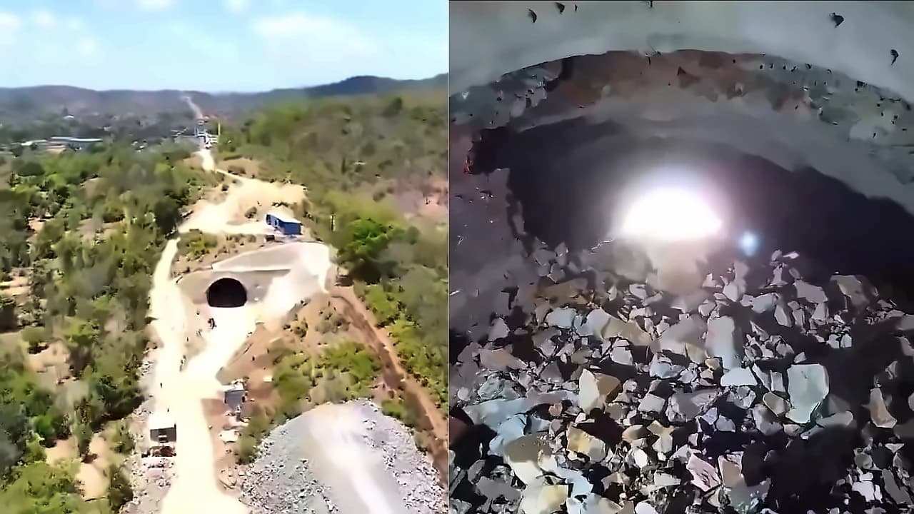Mumbai-Ahmedabad Bullet Train Achieves 3rd Mountain Tunnel Breakthrough