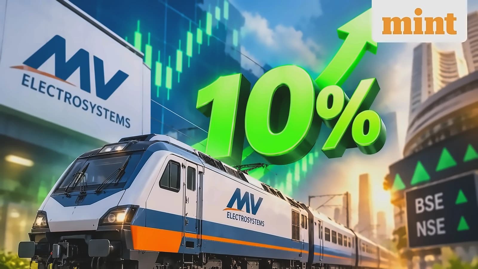 MV Electrosystems shares surge 10% to ₹848, nearly double IPO price