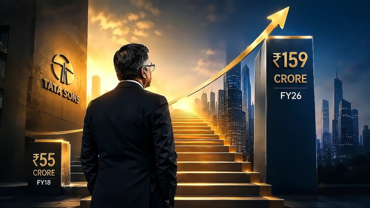 N Chandrasekaran's Tata Sons Remuneration Triples to ₹159 Cr