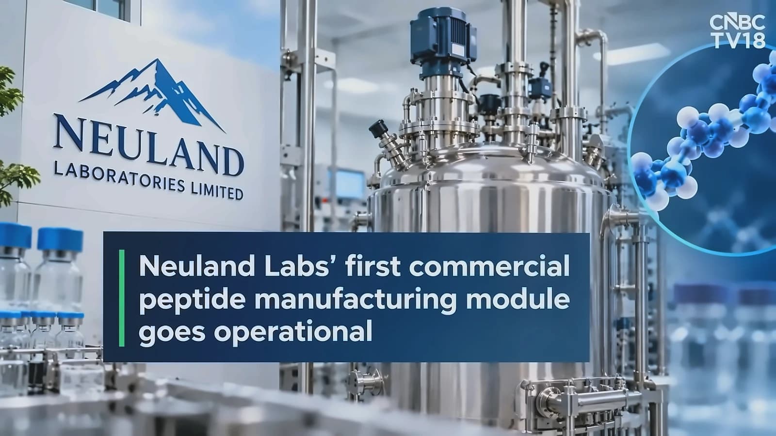 Neuland Labs Commissions First Peptide Module Despite Stock Drop