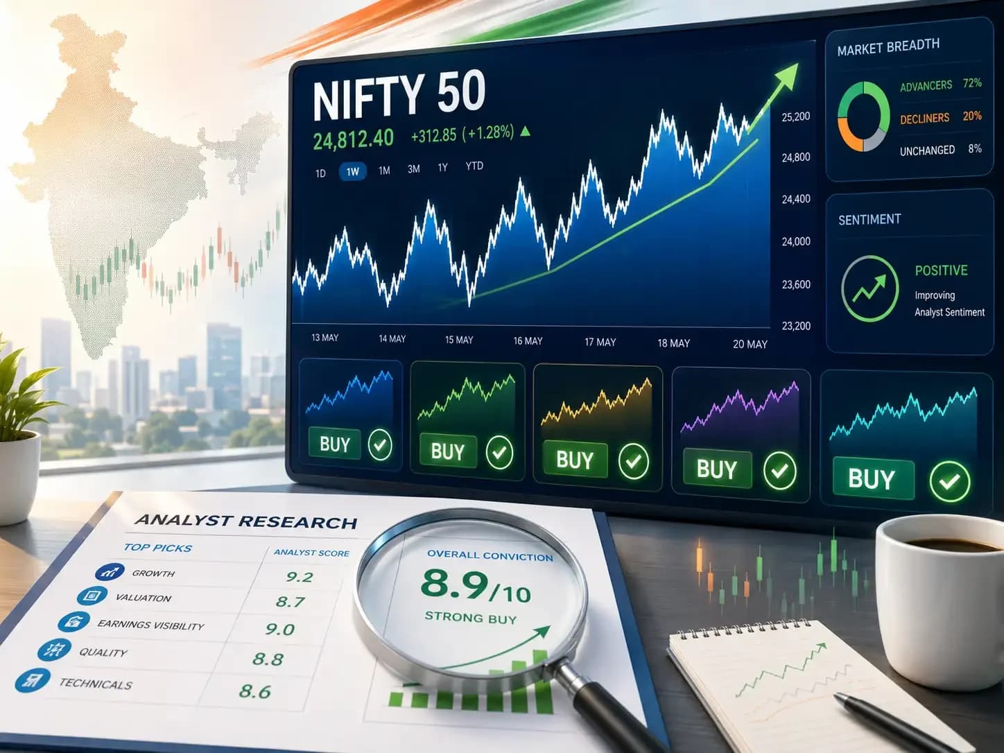 Nifty50: Analysts Eye Strong Buy Stocks Amid Market Volatility