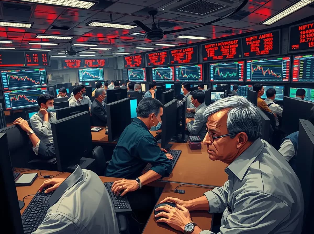 Nifty50 drops 0.52% below 24,300 mark amid mixed global cues