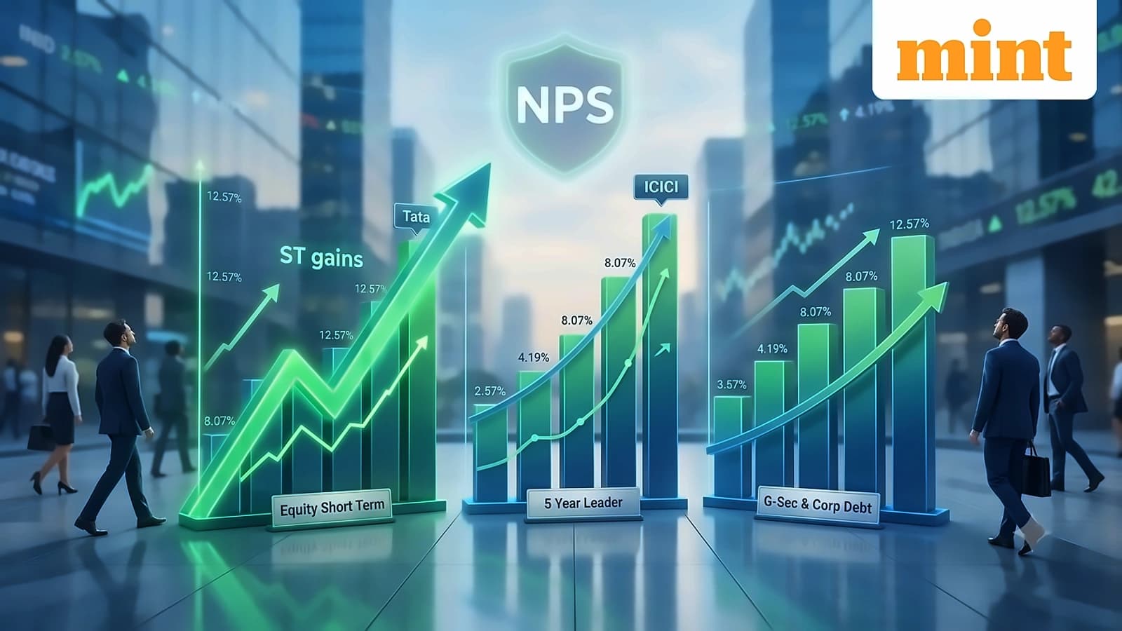 NPS returns 2026: Tata leads equity, ICICI tops 5 years