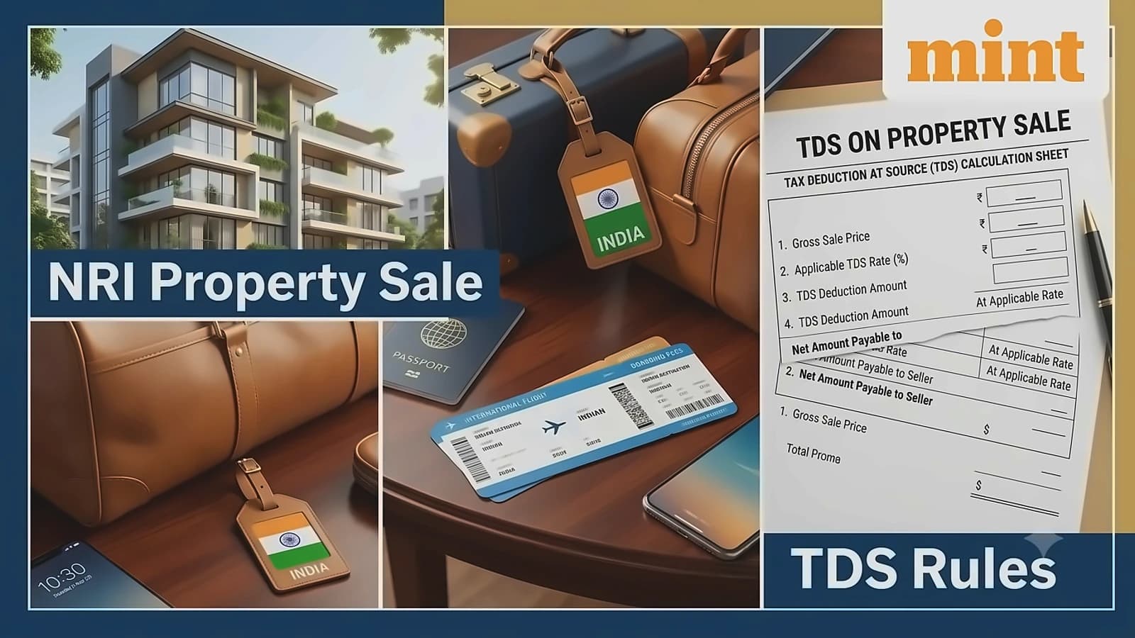 NRI Property Sales Face Different TDS Rules Than Resident Sellers