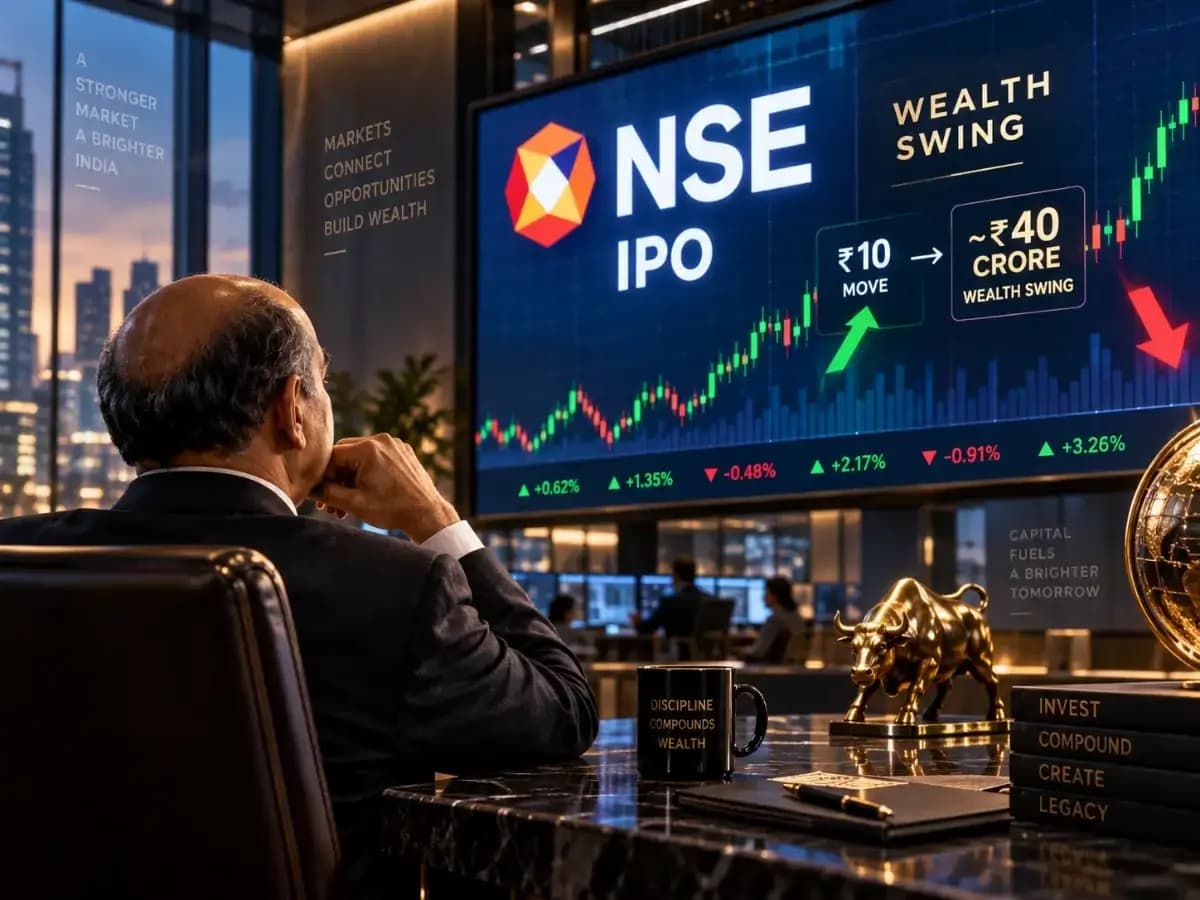 NSE IPO: Damani's ₹6,980 crore stake faces ₹40 crore swings