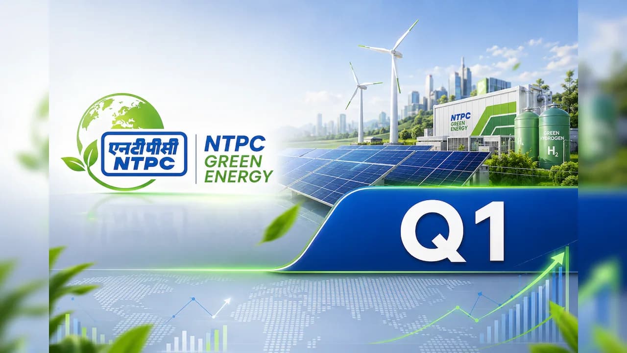 NTPC Green Energy Q1FY27 Results: 38% Profit Jump, Stock Surges 5.82%